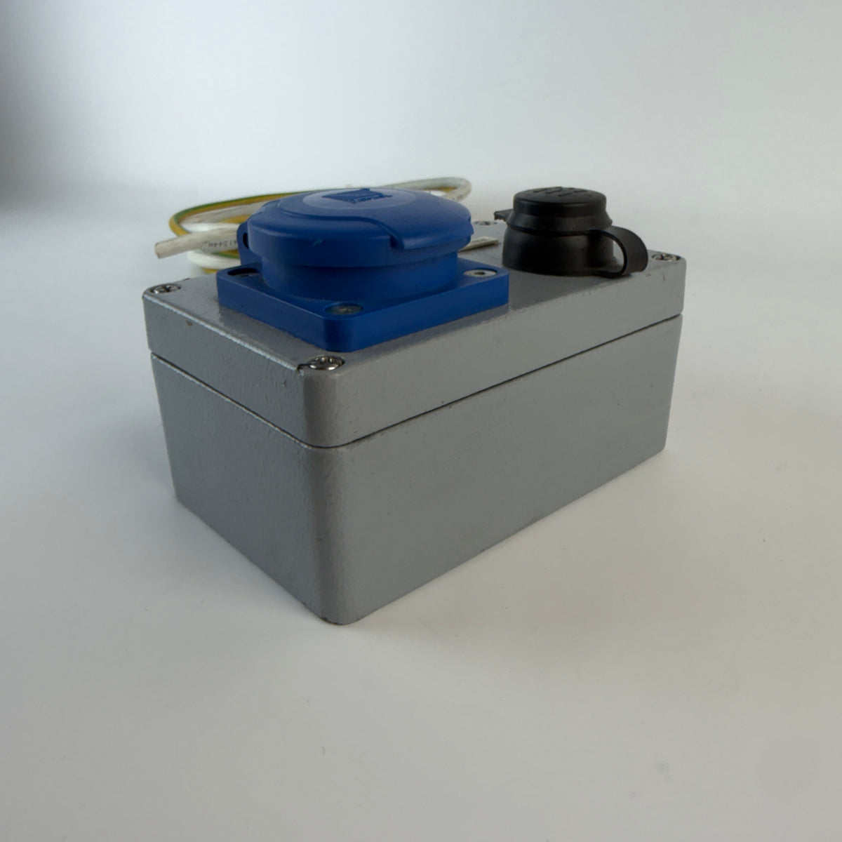 Rittal Industrial Service Connection Box with 16A 250V Socket & RJ45 Ethernet Port