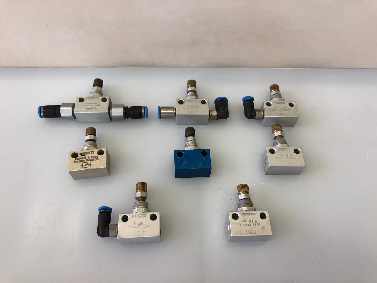 Festo GR-M5 B Flow Control Valve 151213 GRM5B