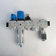 Festo D-MIDI Pneumatic Air Preparation Unit HE LFR HEE HEL FRM with PEV-1/4-B-OD Pressure Switch