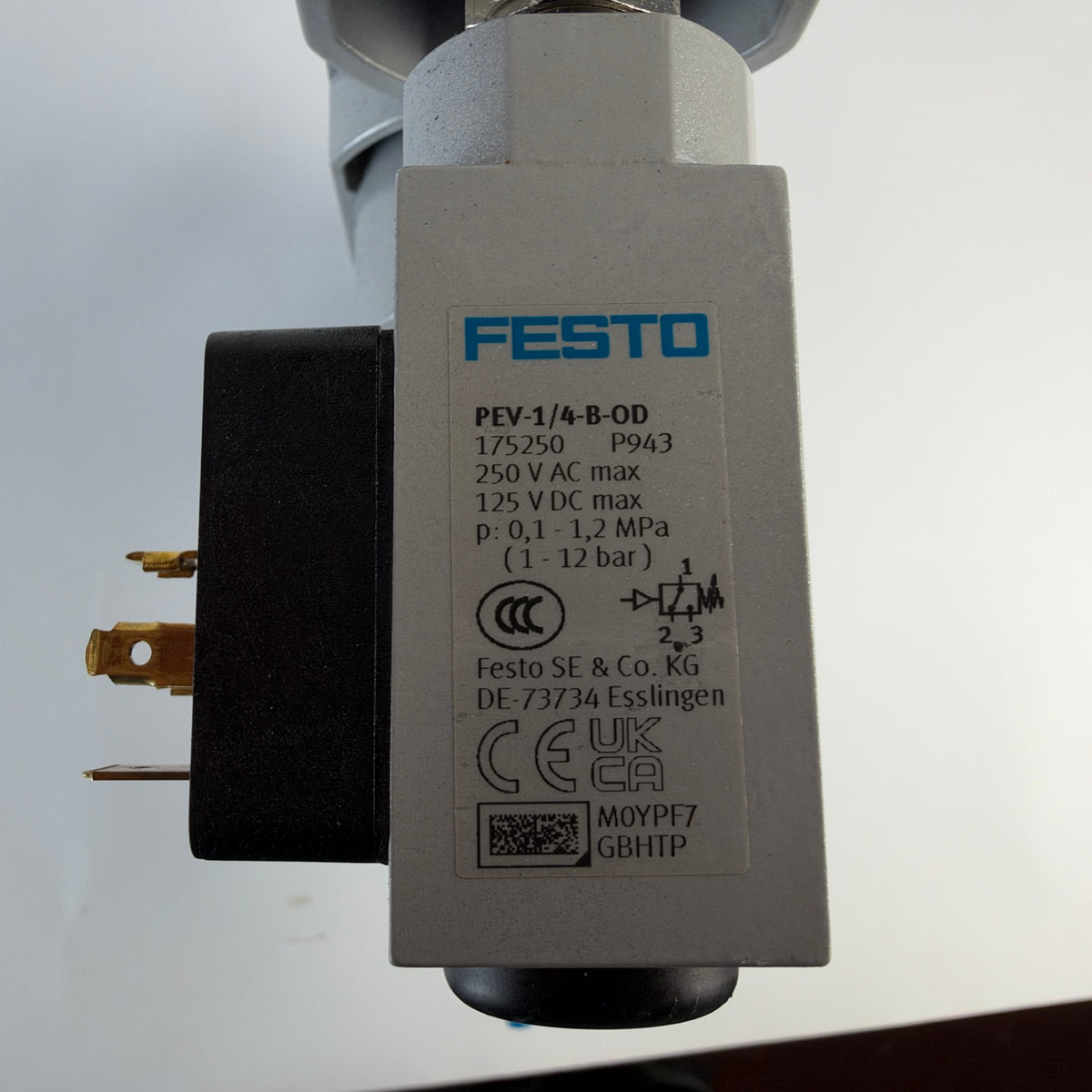 Festo D-MIDI Pneumatic Air Preparation Unit HE LFR HEE HEL FRM with PEV-1/4-B-OD Pressure Switch