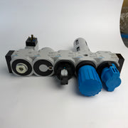 Festo D-MIDI Pneumatic Air Preparation Unit HE LFR HEE HEL FRM with PEV-1/4-B-OD Pressure Switch