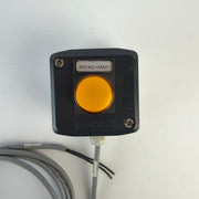 Lot of 2 Schneider Electric Harmony XALD Yellow/Amber Pilot Light Control Stations