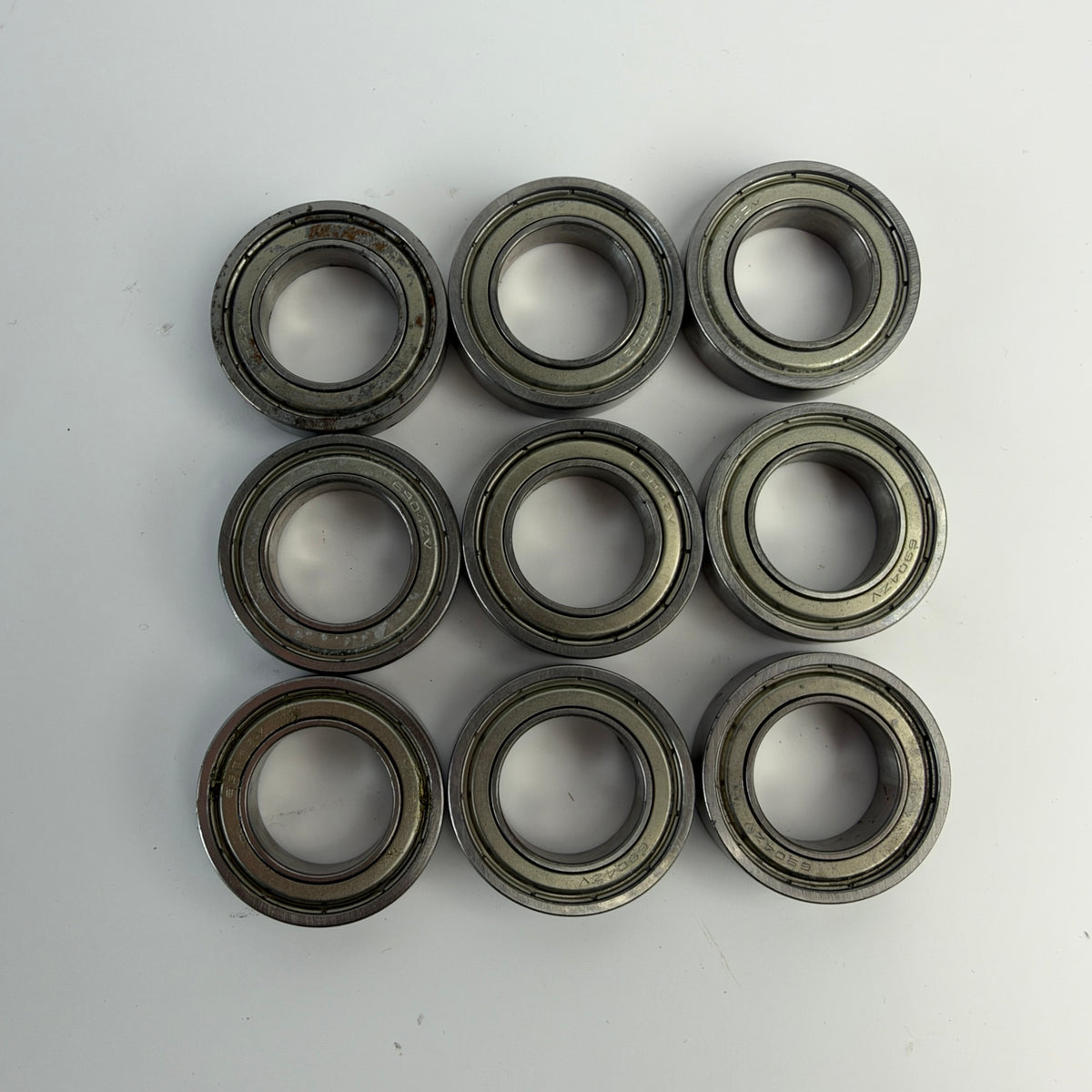 Lot of 9 6904LUV / 6904ZV Deep Groove Ball Bearings 20x37x9mm