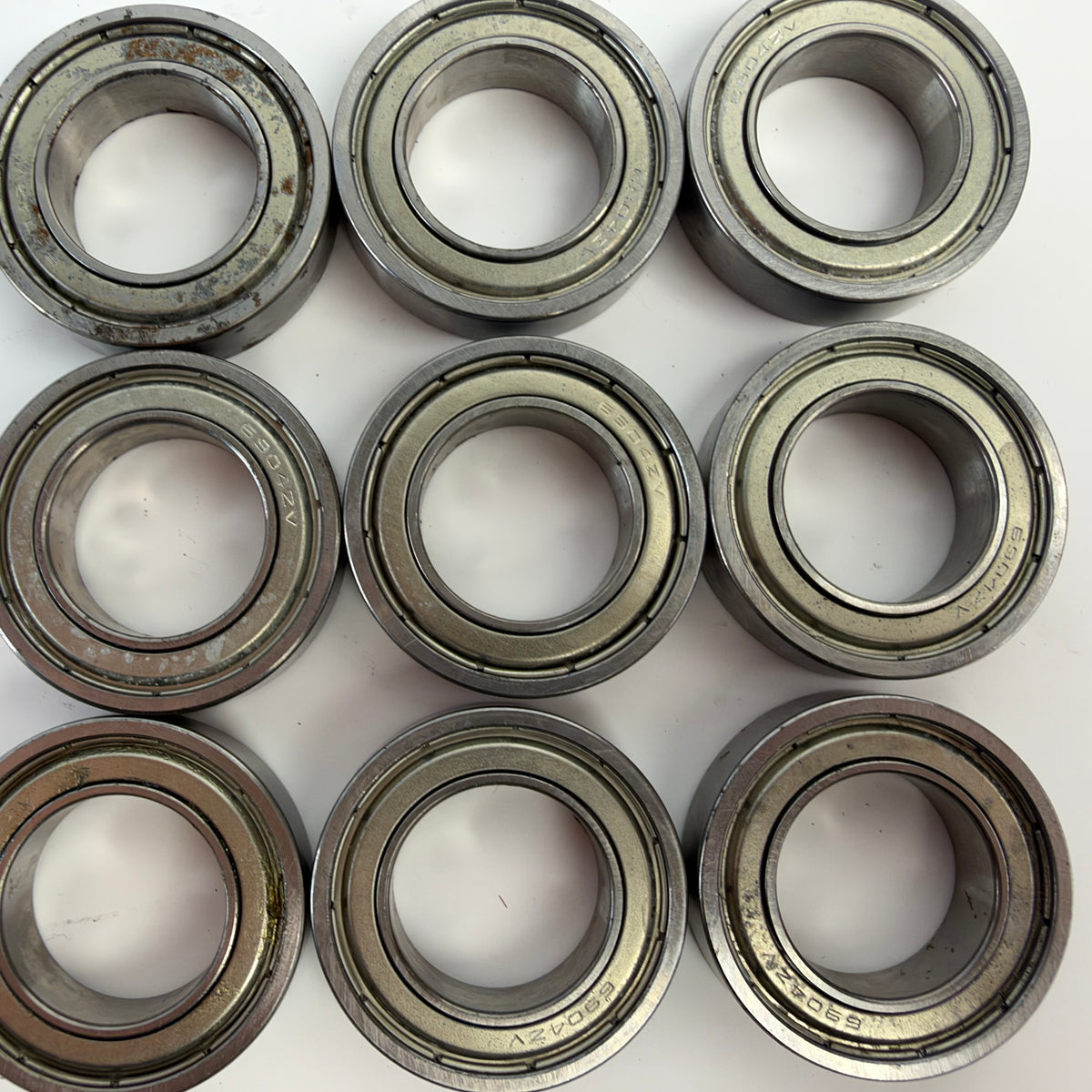 Lot of 9 6904LUV / 6904ZV Deep Groove Ball Bearings 20x37x9mm