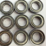 Lot of 9 6904LUV / 6904ZV Deep Groove Ball Bearings 20x37x9mm
