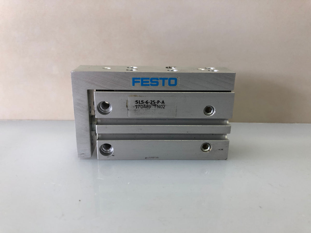 FESTO SLS-6-25-P-A, PNEUMATIC MINI-SLIDE CYLINDER