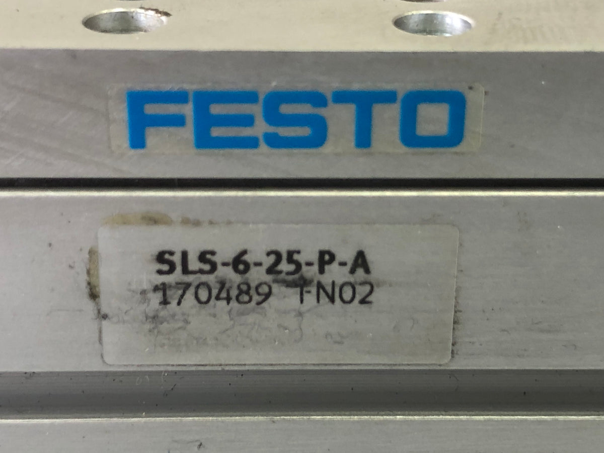 FESTO SLS-6-25-P-A, PNEUMATIC MINI-SLIDE CYLINDER