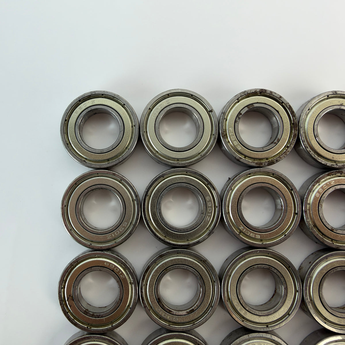 Lot of 27 6901Z Deep Groove Ball Bearings 12x24x6mm Metal Shielded