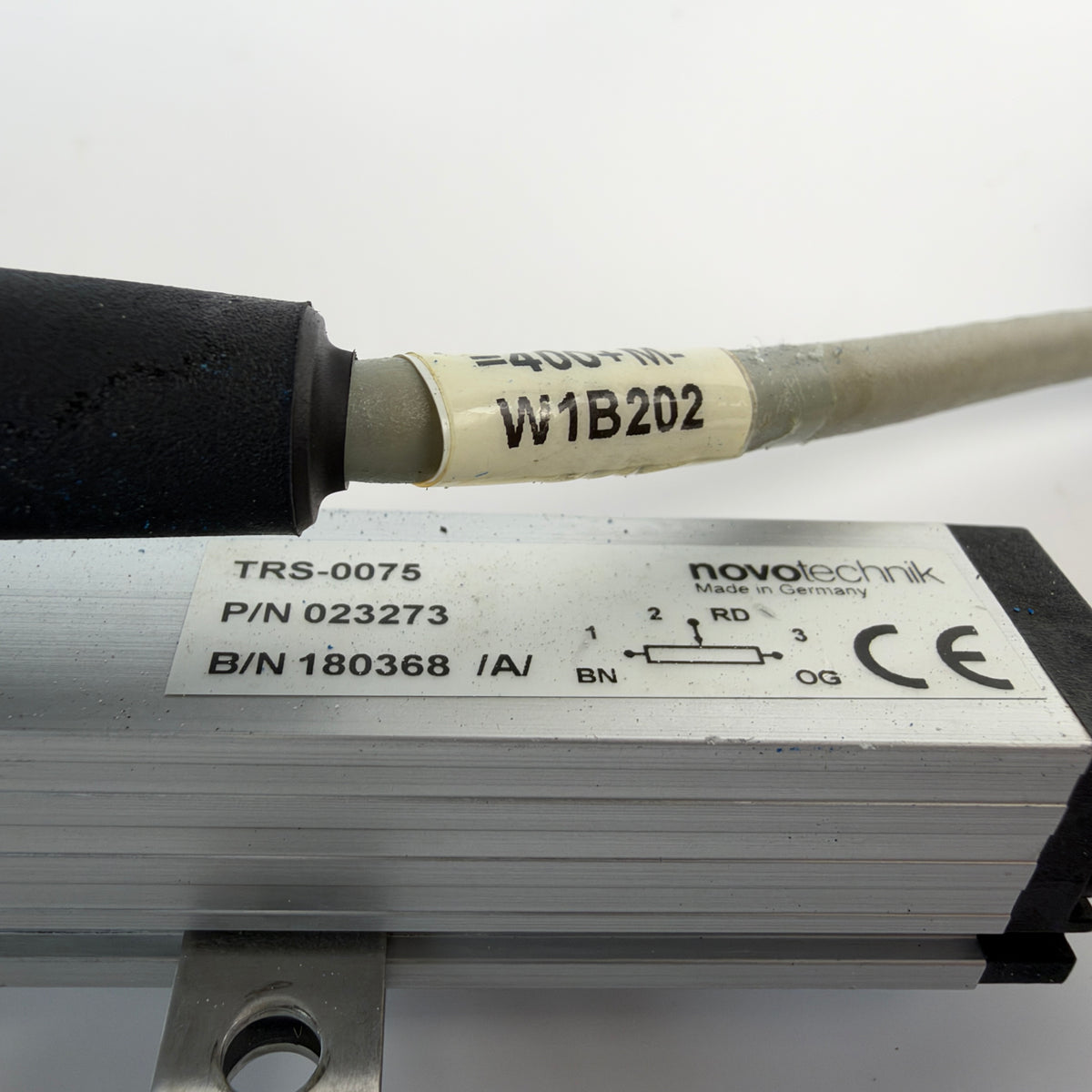Novotechnik TRS-0075 023273 Linear Position Transducer 75mm with Cable