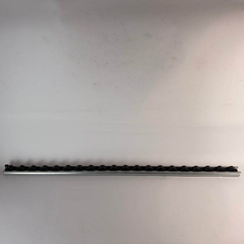 Industrial Gravity Roller Conveyor Track Metal Rail with Plastic Rollers