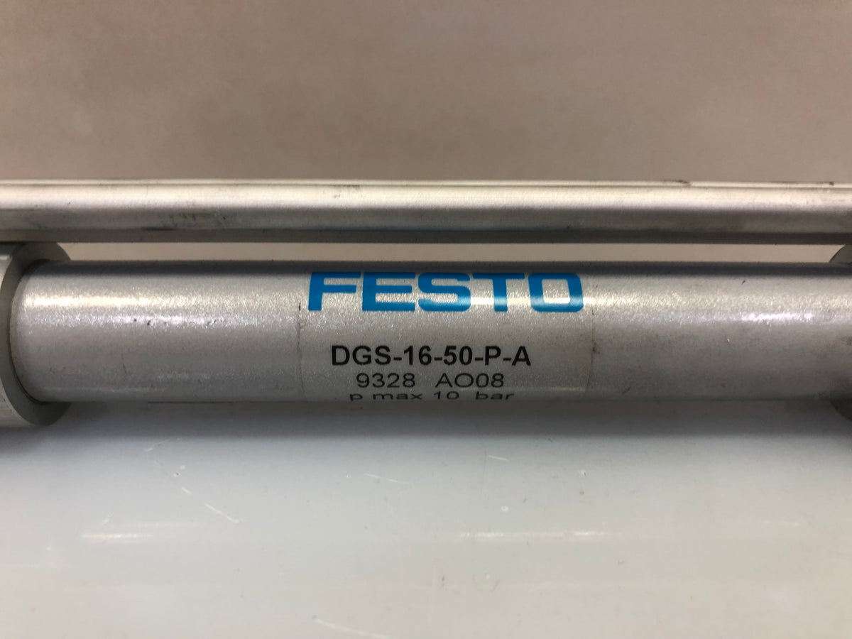 FESTO DGS-16-50-P-A PNEUMATIC CYLINDER 9328