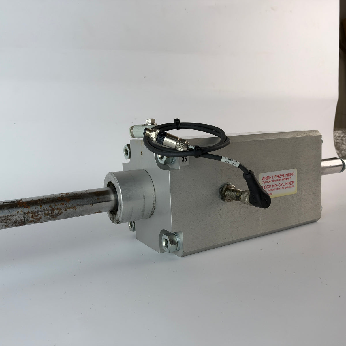 AVENTICS LU6 5235996402 Pneumatic Locking Unit Ø100mm for 25mm Rod with Sensor