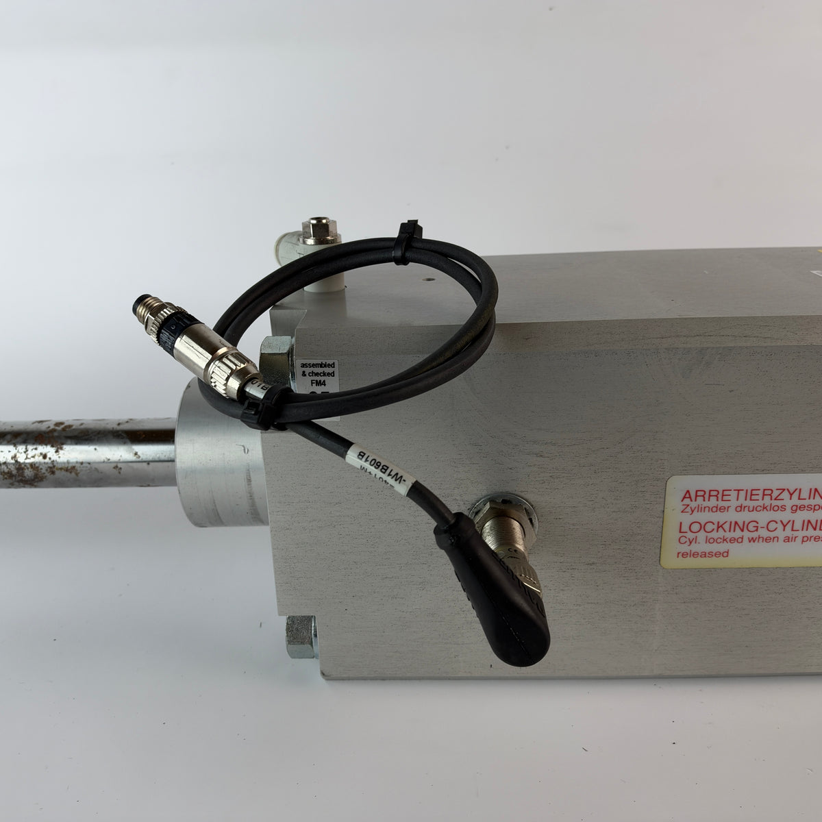 AVENTICS LU6 5235996402 Pneumatic Locking Unit Ø100mm for 25mm Rod with Sensor