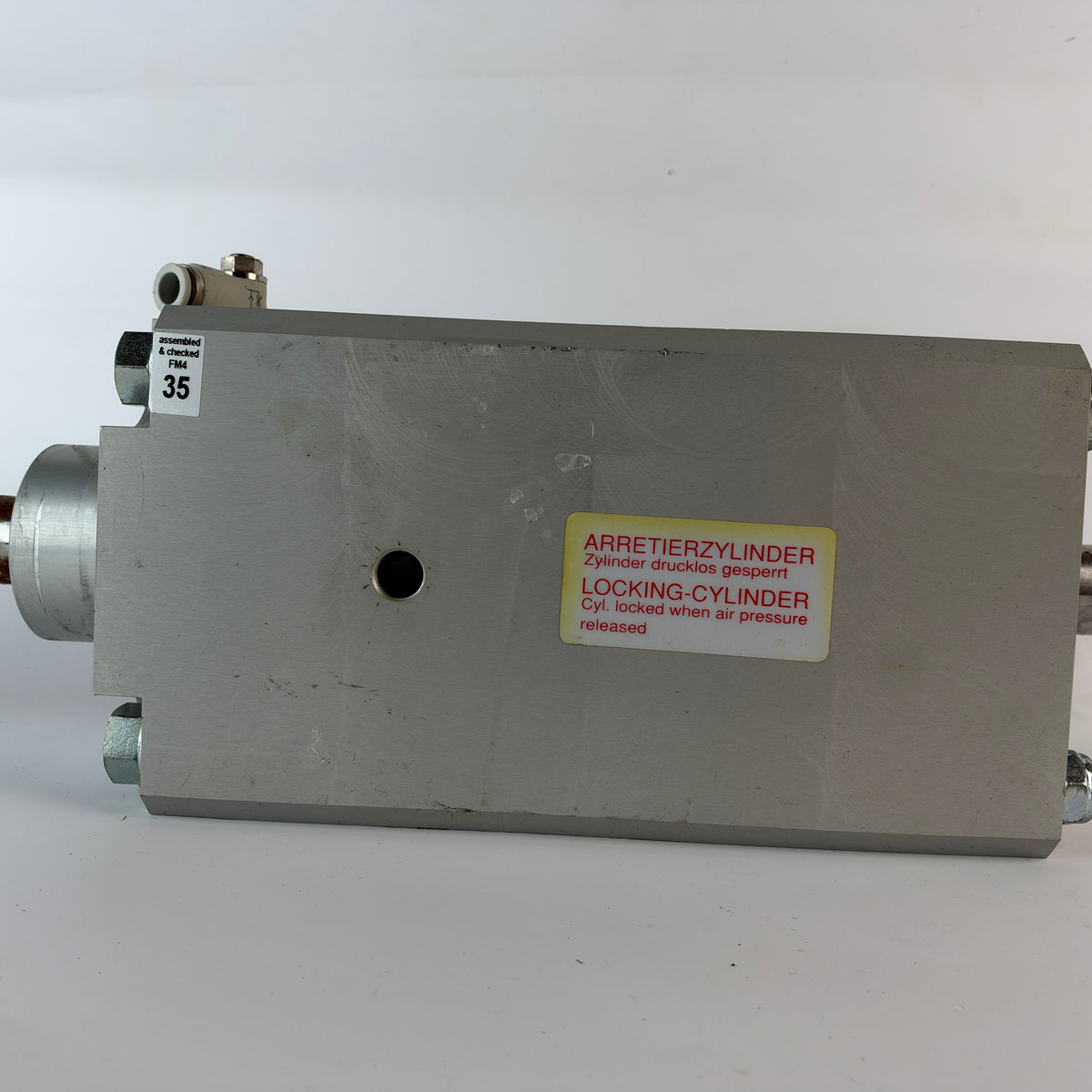 AVENTICS LU6 5235996402 Pneumatic Locking & Braking Unit Ø100mm for 25mm Rod