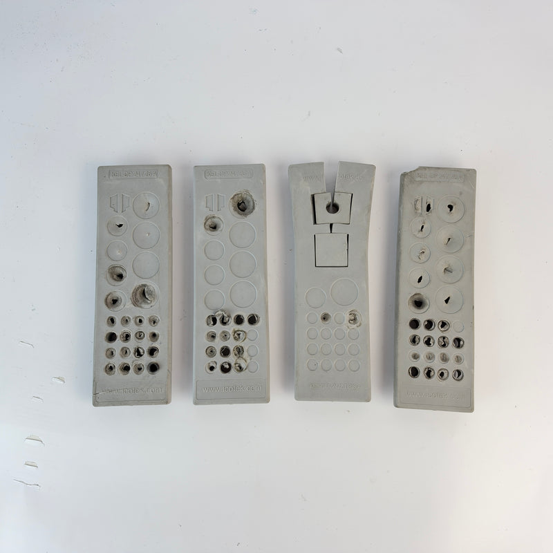 icotek KEL-DP 24/26 A & KEL-QTA 24/2 DP18 A Cable Entry Plates – Lot of 4