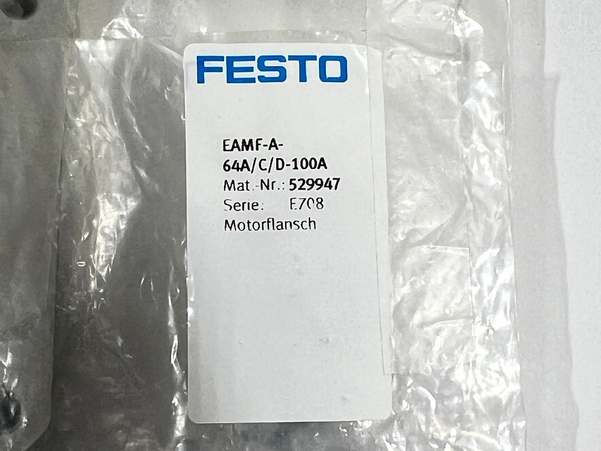 Festo EAMF-A-64A/C/D-100A 529947 Motor Flange – For Servo Motor Mounting