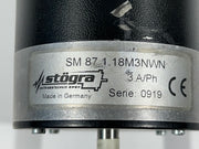 Stogra SM87.1.18M3NWN Stepper Motor – 2-Phase Hybrid, NEMA 34, High Torque