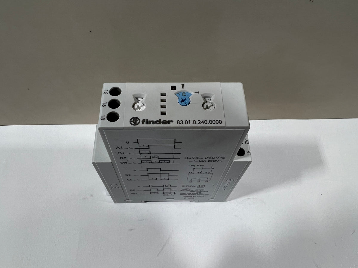 New in Box Finder 83.01.0.240.0000 Multifunction Time Relay – 240V AC, 8 Functions