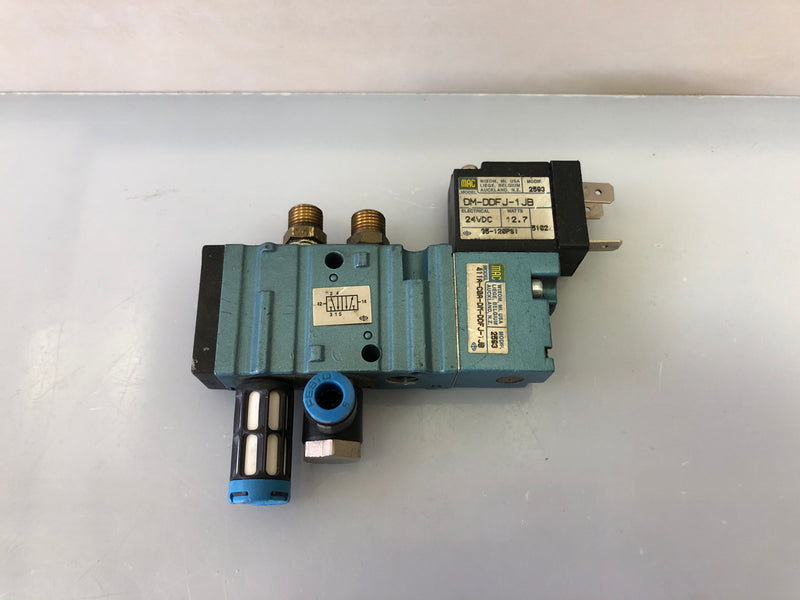 MAC Solenoid Valve 411A-C0A-DM-DDFJ-1JB With DM-DDFJ-1JB