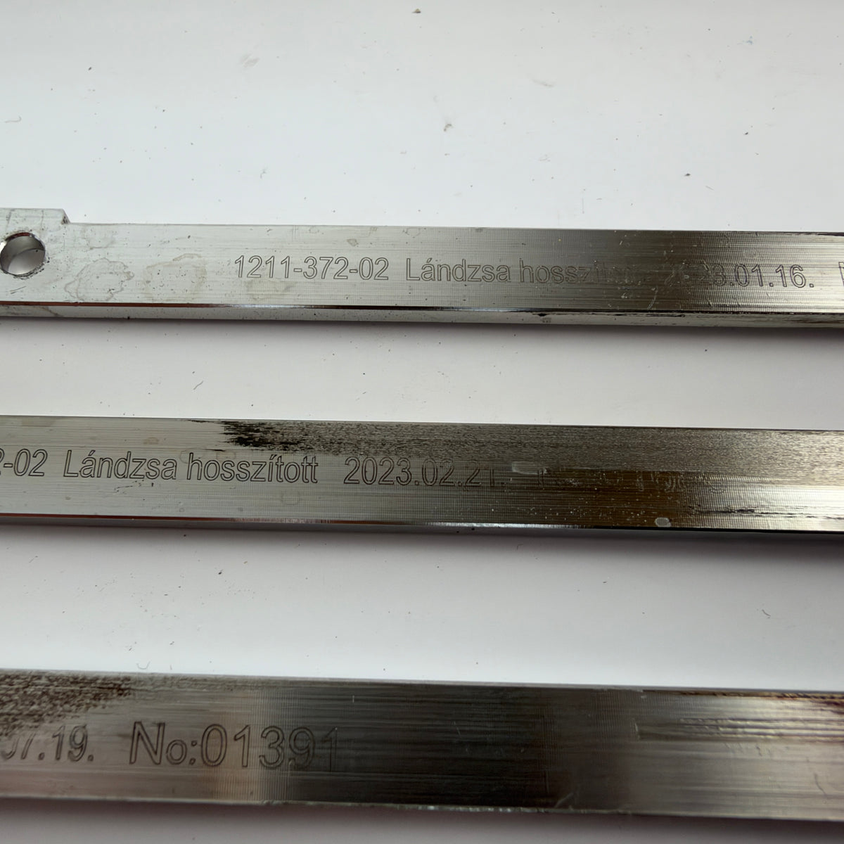 1211-372-02 Lándzsa Hosszított Extended Machine Positioning Arms – Lot of 7