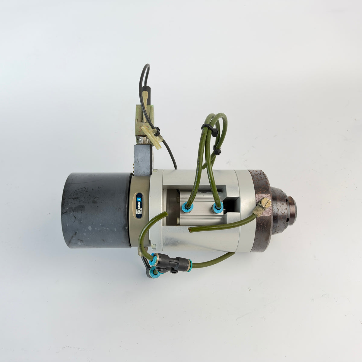 SCHUNK HWA 50 302751 Manual Robotic Tool Changer with Pneumatic Cylinder Assembly