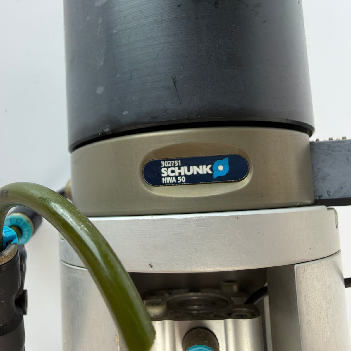 SCHUNK HWA 50 302751 Manual Robotic Tool Changer with Pneumatic Cylinder Assembly
