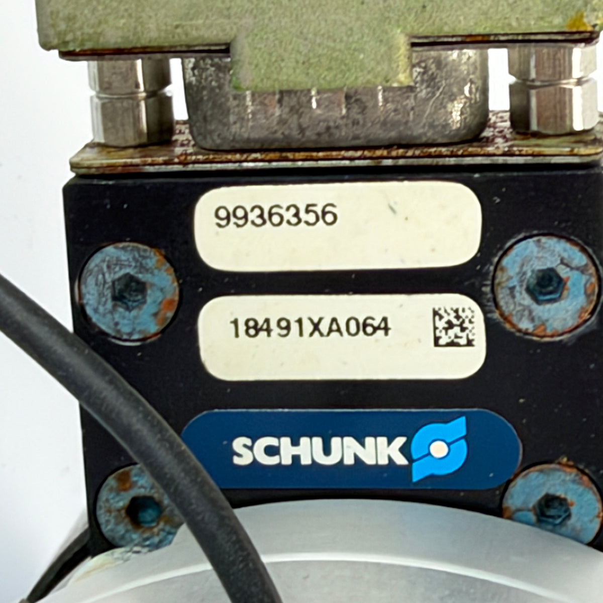 SCHUNK HWA 50 302751 Manual Robotic Tool Changer with Pneumatic Cylinder Assembly