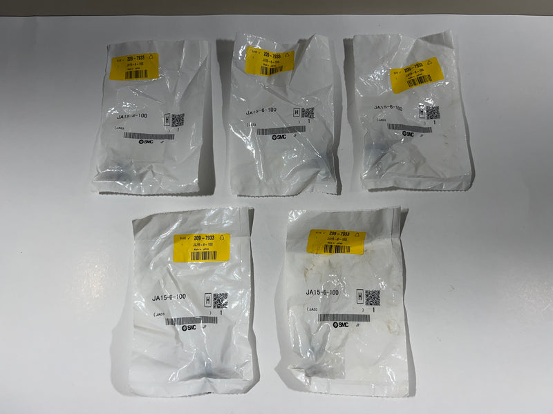 SMC JA15-6-100 Floating Joint – Lot of 5 Pcs – New
