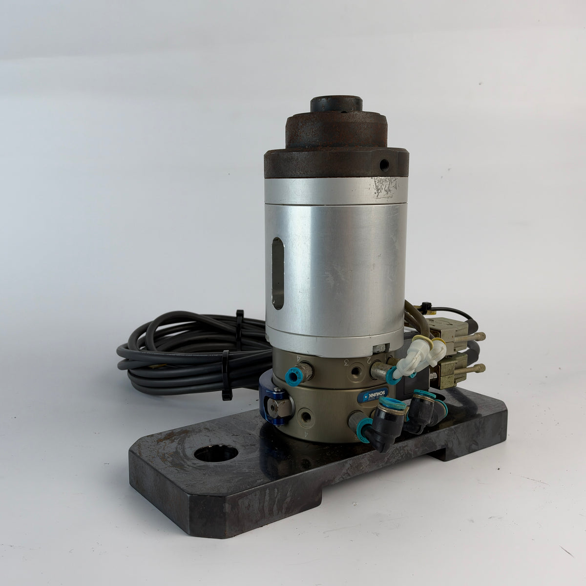 SCHUNK HWA 50 302751 + HWK 50 302750 Tool Changer Assembly with Pneumatic Cylinder