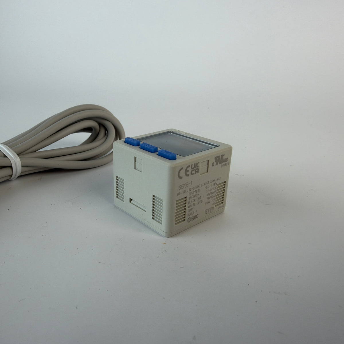 SMC ISE20B-T-M5-W Digital Pressure Switch 3-Screen Display PNP M5 -0.1 to 1 MPa