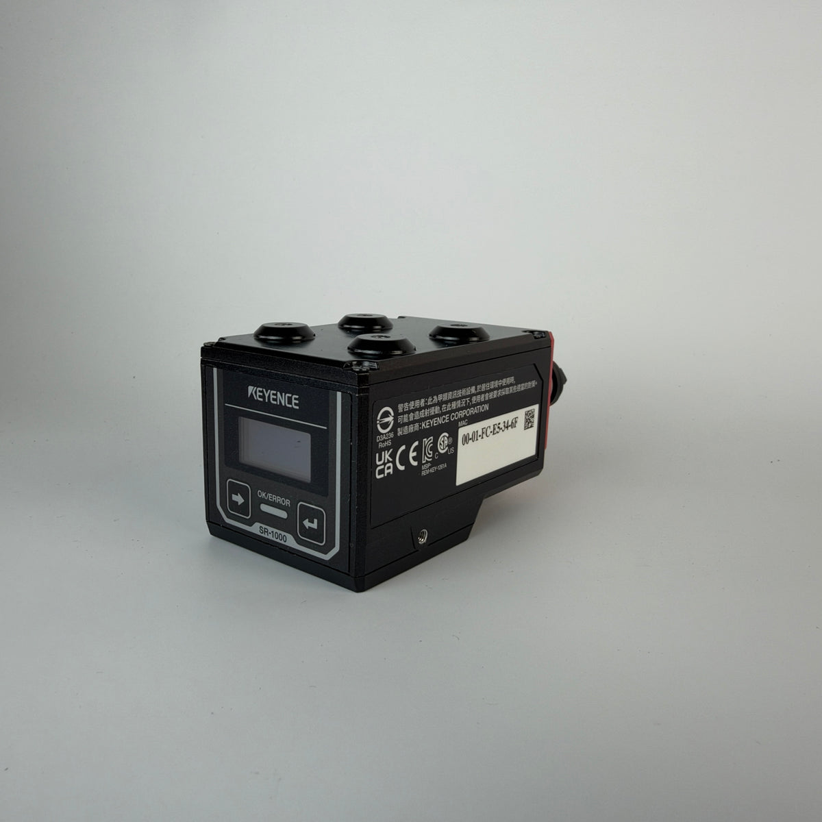 KEYENCE SR-1000 Autofocus 1D/2D Industrial Barcode Reader Scanner