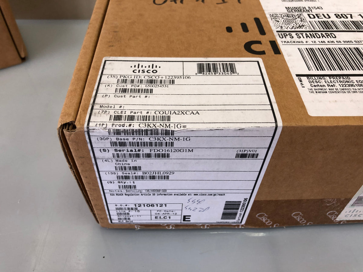 Cisco C3KX-NM-1G CATALYST 3K-X 1G Network Module