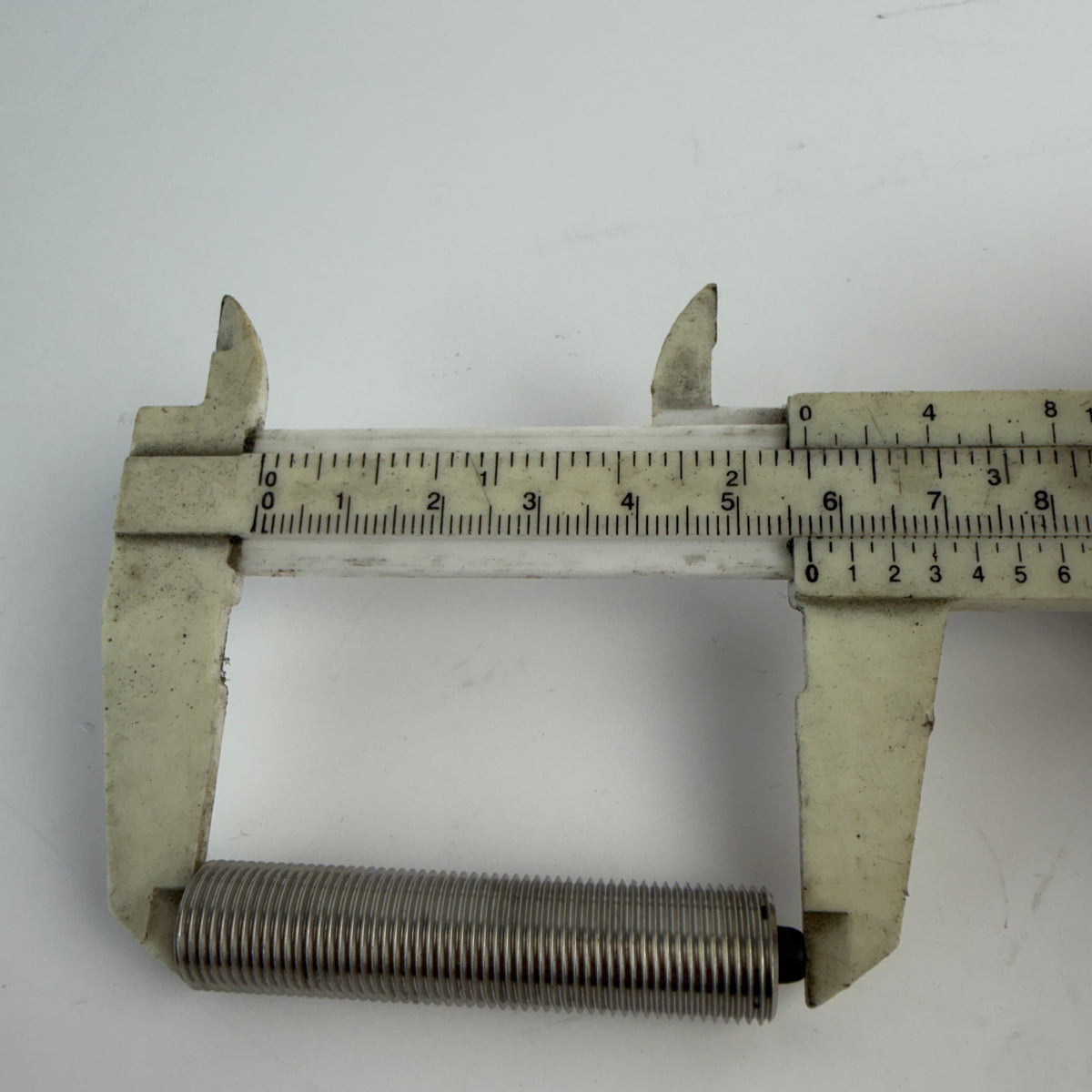 M12 Threaded Mechanical Stop with Elastomer Buffer 57mm Industrial Machine Stop