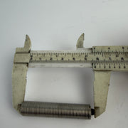M12 Threaded Mechanical Stop with Elastomer Buffer 57mm Industrial Machine Stop