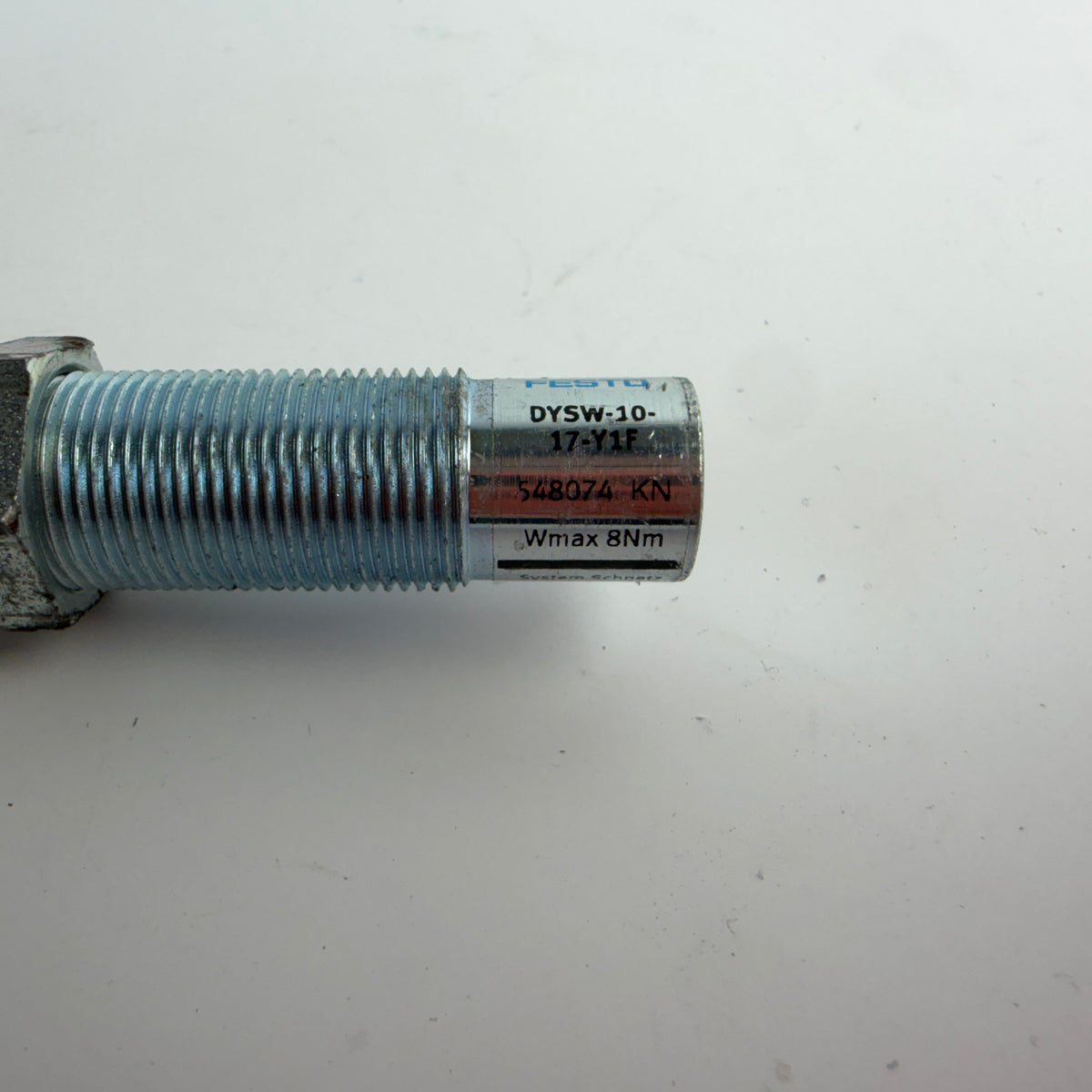 Festo DYSW-10-17-Y1F 548074 Self-Adjusting Shock Absorber 17mm Stroke