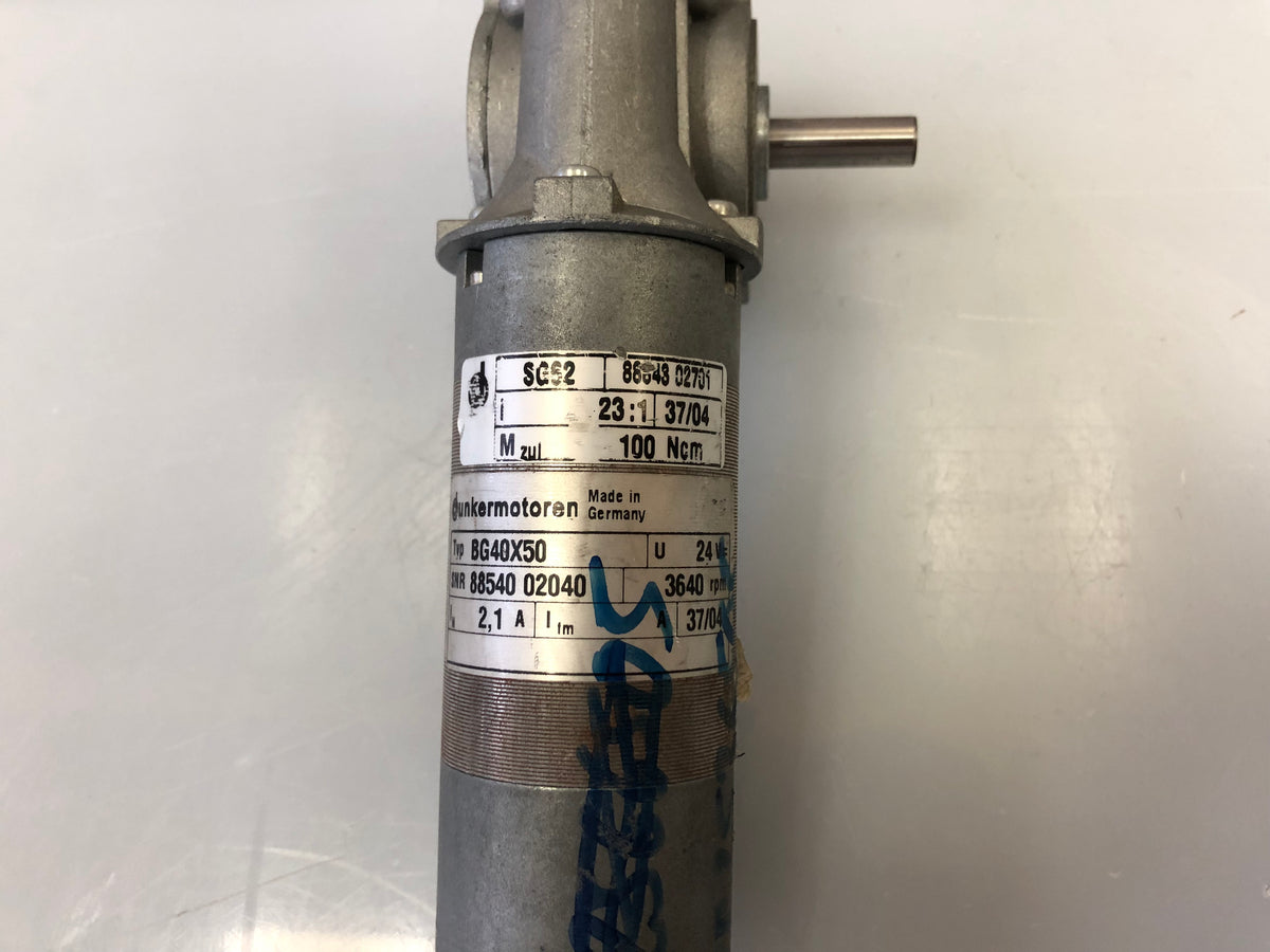 Dunkermotoren BG40X50 (88540 02040) Motor with SG52 23:1 Gearbox