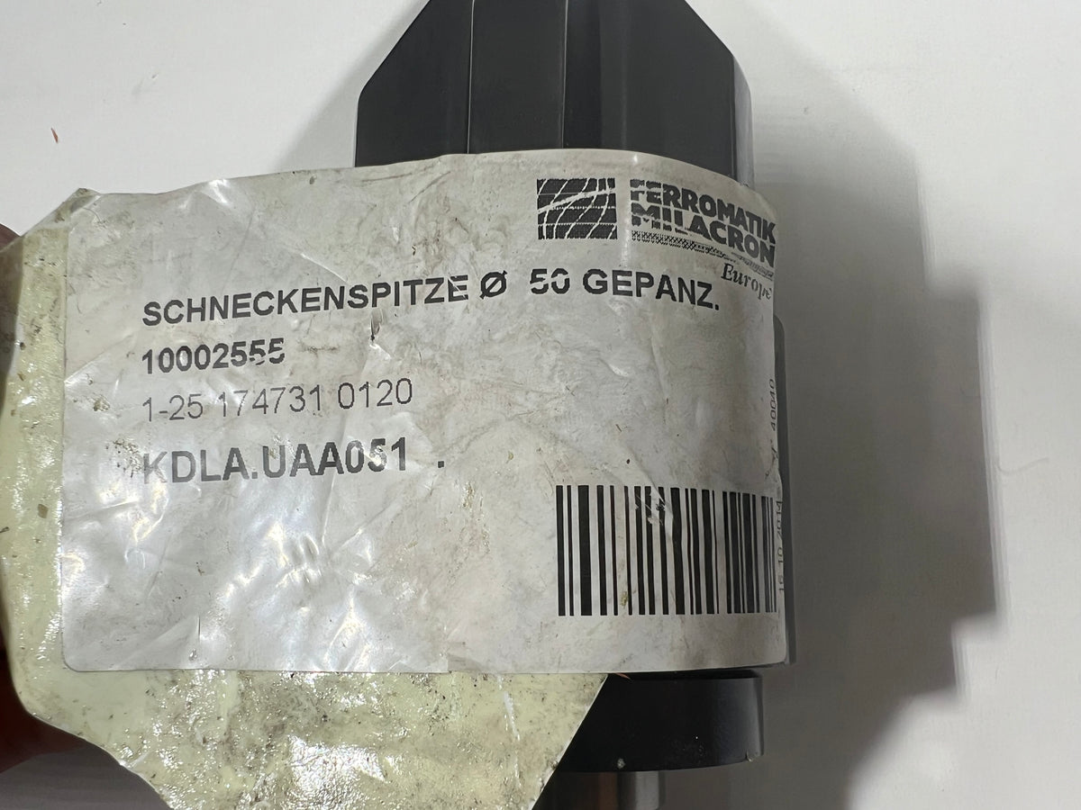 Ferromatik Milacron Schneckenspitze 050 – 50 gepanz – Snail Tip RSP – New