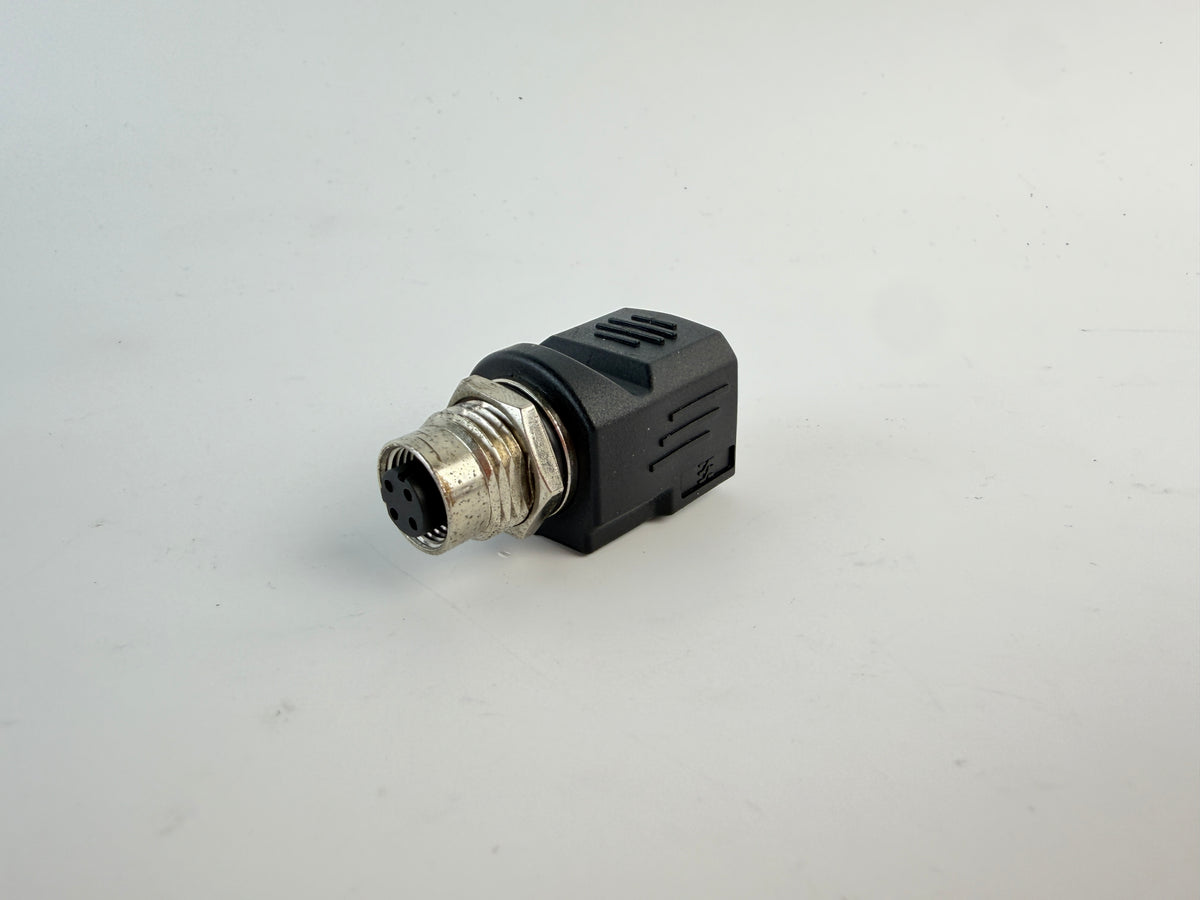 Weidmüller IE-M12-ADAP S 8901620000 M12 D-Coded to RJ45 Cat5 Ethernet Adapter