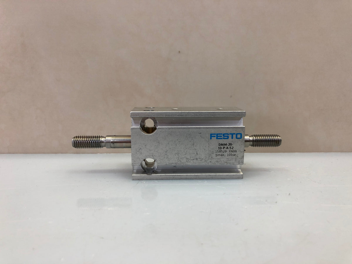 Festo DMM-20-10-P-A-S2 Twin Rod Pneumatic Cylinder – 20mm Bore, 10mm Stroke (158529)