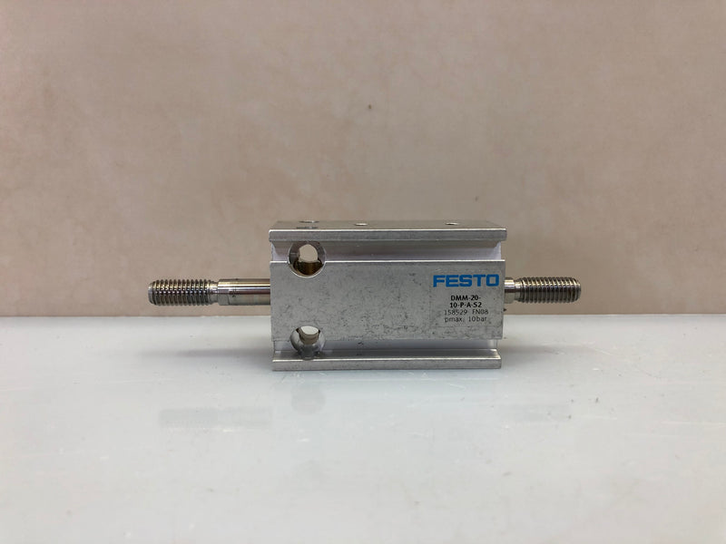 Festo DMM-20-10-P-A-S2 Twin Rod Pneumatic Cylinder – 20mm Bore, 10mm Stroke (158529)