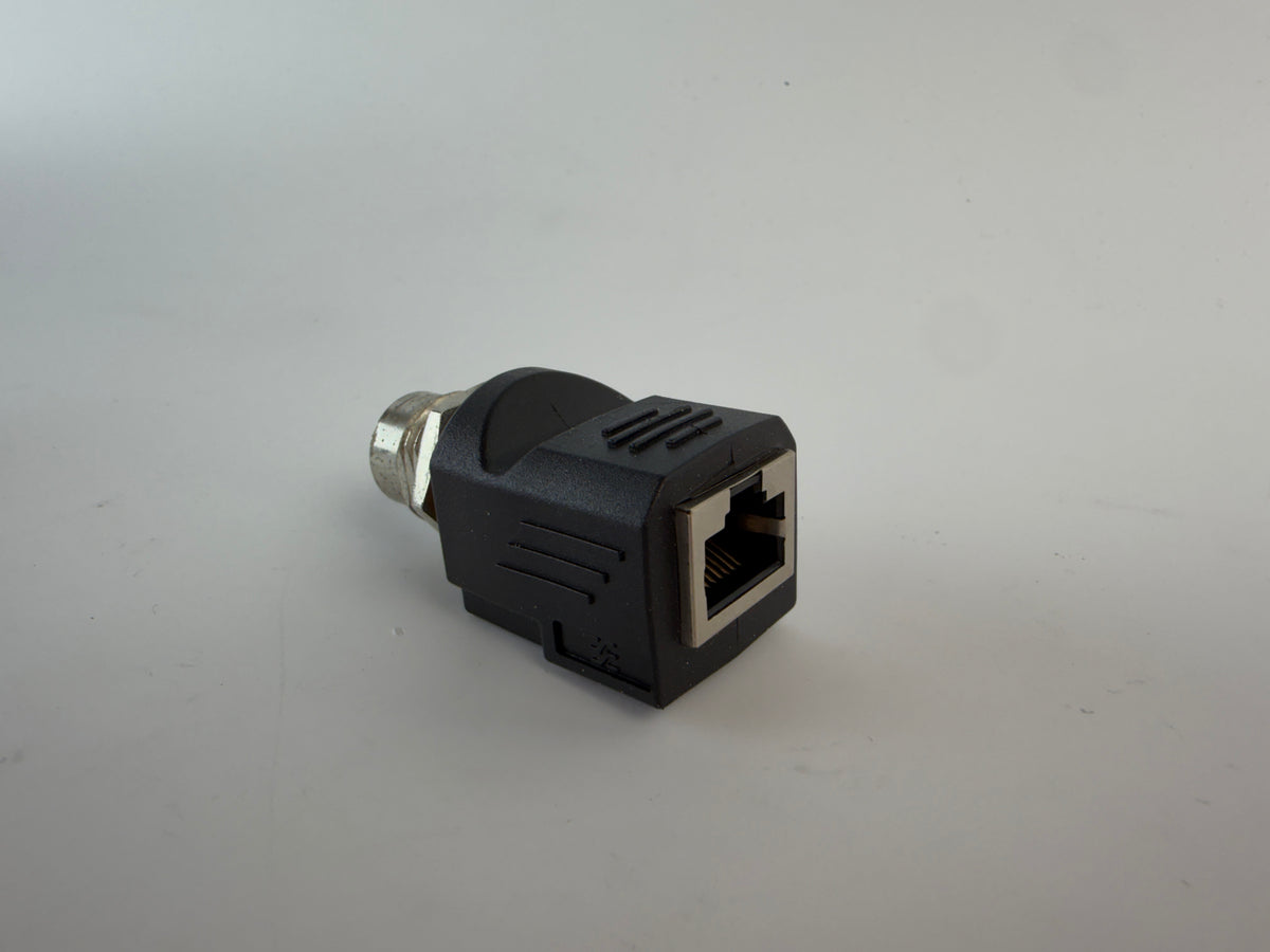 Weidmüller IE-M12-ADAP S 8901620000 M12 D-Coded to RJ45 Cat5 Ethernet Adapter
