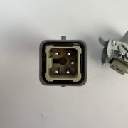HARTING Han 4A 4+PE Industrial Heavy Duty Connector Plug & Panel Socket Set