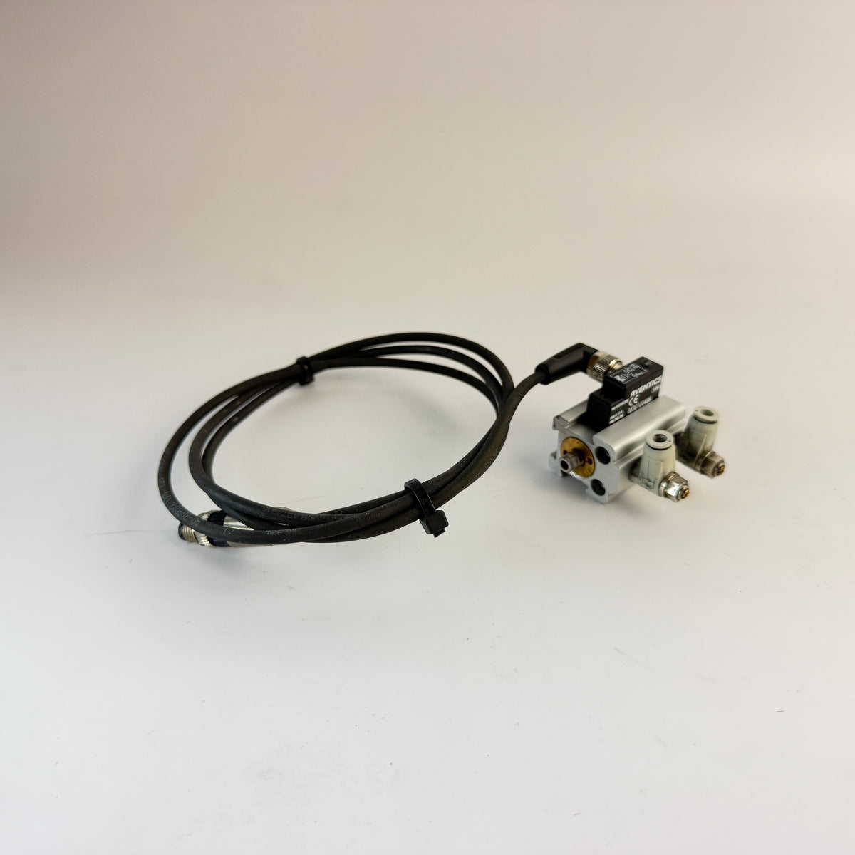 Compact Pneumatic Cylinder 6mm Stroke with AVENTICS ST9 0830100486 Sensor & M8 Cable