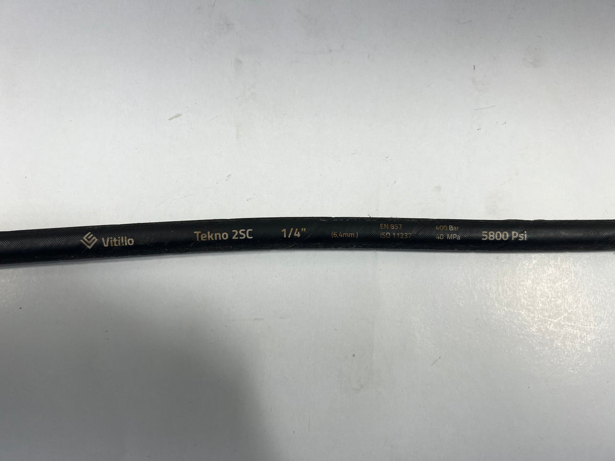 Vitillo Tekno 2SC 1/4" 6.4 mm 400 bar 5800 psi – 75 cm