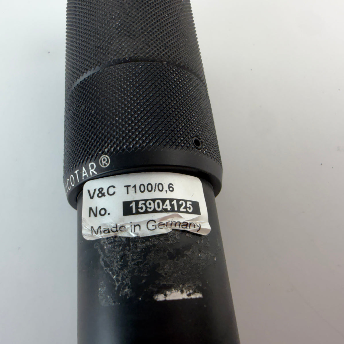 VICOTAR V&C T100/0.6 Telecentric Machine Vision Lens 0.549x C-Mount
