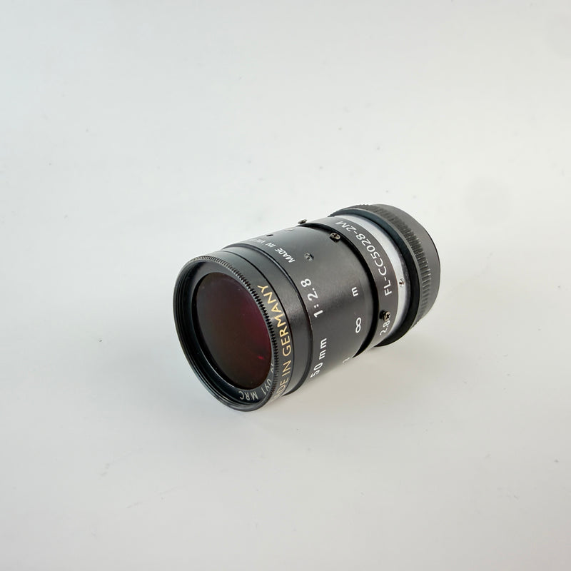 Ricoh FL-CC5028-2M 50mm F2.8 C-Mount 2MP Machine Vision Lens with Schneider-Kreuznach MRC Filter
