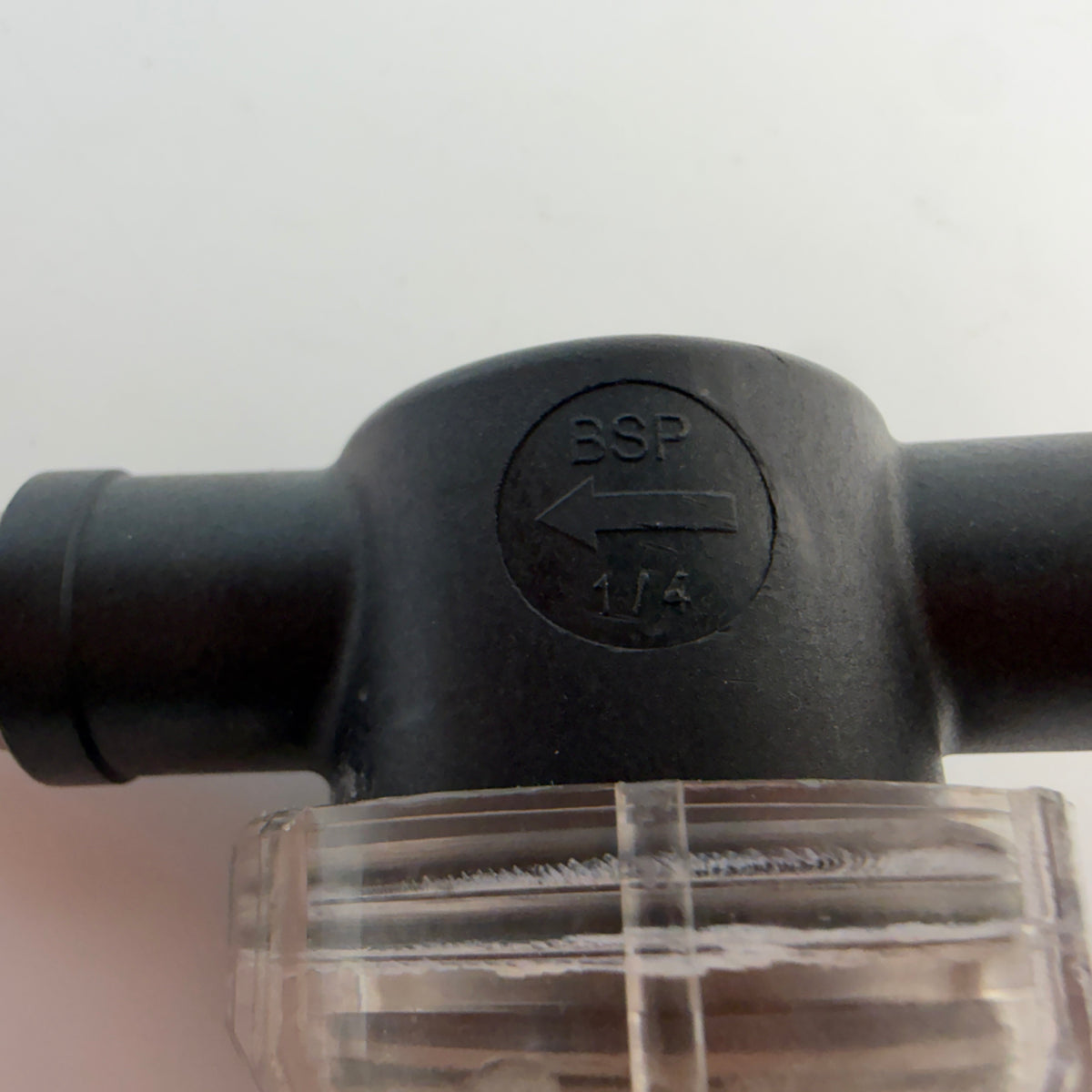 1/4" BSP Inline Pneumatic / Vacuum Filter with Push-In Fittings