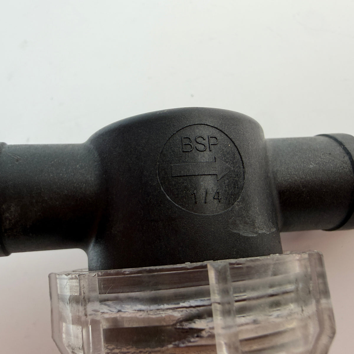 1/4" BSP Inline Pneumatic / Vacuum Filter with Push-In Fittings