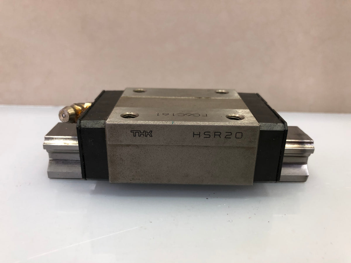 THK HSR20 Linear Bearing Block with 100mm Rail – HSR 20 Guide System