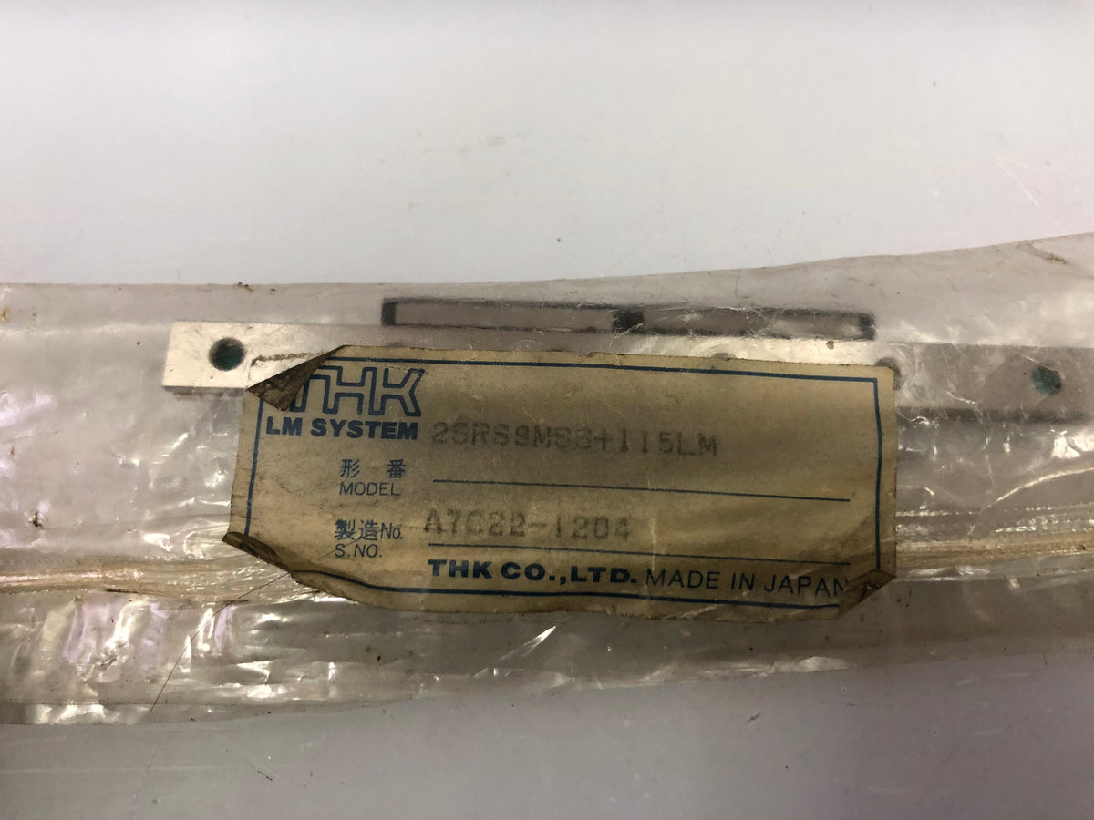 NEW THK 2SRS9MSS+115LM Miniature Linear Guide – 2 Blocks with 115mm Rail